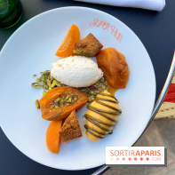 Super Huit - Abricots, crème crue, financier