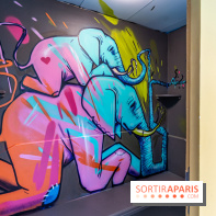 Les cabines de 70 artistes street-art à Molitor, 2e édition internationale - photos -  A7C2717