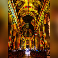 Paris Cœur de Lumières, le spectacle son et lumière à l'église Saint-Sulpice - les photos