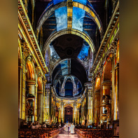 Paris Cœur de Lumières, le spectacle son et lumière à l'église Saint-Sulpice - les photos