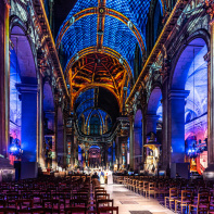 Paris Cœur de Lumières, le spectacle son et lumière à l'église Saint-Sulpice - les photos