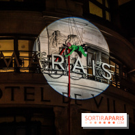 Inauguration des vitrines et décorations de Noël du BHV Marais 2024 avec Léna Mahfouf, Adriana Karembeu et Marc Lavoine -  A7C5925