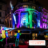 Inauguration des vitrines et décorations de Noël du BHV Marais 2024 avec Léna Mahfouf, Adriana Karembeu et Marc Lavoine -  A7C6015