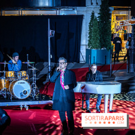 Inauguration des vitrines et décorations de Noël du BHV Marais 2024 avec Léna Mahfouf, Adriana Karembeu et Marc Lavoine -  A7C6051