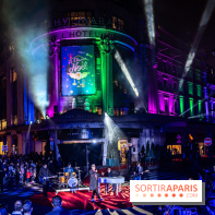 Inauguration des vitrines et décorations de Noël du BHV Marais 2024 avec Léna Mahfouf, Adriana Karembeu et Marc Lavoine -  A7C6088