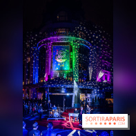 Inauguration des vitrines et décorations de Noël du BHV Marais 2024 avec Léna Mahfouf, Adriana Karembeu et Marc Lavoine -  A7C6111