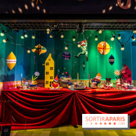 Inauguration des vitrines et décorations de Noël du BHV Marais 2024 avec Léna Mahfouf, Adriana Karembeu et Marc Lavoine -  A7C6164