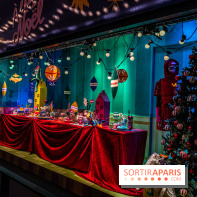 Inauguration des vitrines et décorations de Noël du BHV Marais 2024 avec Léna Mahfouf, Adriana Karembeu et Marc Lavoine -  A7C6167