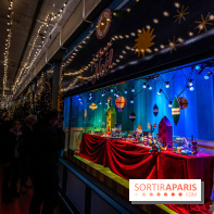 Inauguration des vitrines et décorations de Noël du BHV Marais 2024 avec Léna Mahfouf, Adriana Karembeu et Marc Lavoine -  A7C6171