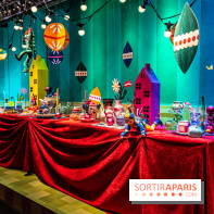 Inauguration des vitrines et décorations de Noël du BHV Marais 2024 avec Léna Mahfouf, Adriana Karembeu et Marc Lavoine -  A7C6172