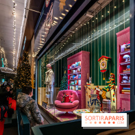 Inauguration des vitrines et décorations de Noël du BHV Marais 2024 avec Léna Mahfouf, Adriana Karembeu et Marc Lavoine -  A7C6187