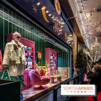 Inauguration des vitrines et décorations de Noël du BHV Marais 2024 avec Léna Mahfouf, Adriana Karembeu et Marc Lavoine -  A7C6198