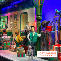 Les vitrines de Noël 2024 du Printemps Haussmann avec Juliette Binoche - image00046