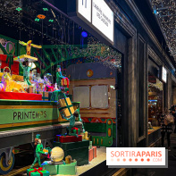 Les vitrines de Noël 2024 du Printemps Haussmann avec Juliette Binoche - image00008