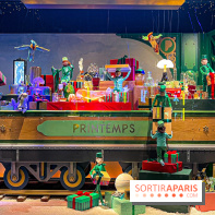 Les vitrines de Noël 2024 du Printemps Haussmann avec Juliette Binoche - image00009