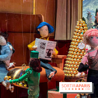 Les vitrines de Noël 2024 du Printemps Haussmann avec Juliette Binoche - image00015