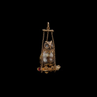 Une exposition de bijoux gratuite : rendez-vous sur les Grands Boulevards à L’École des Arts Joailliers Paris - 21. Pendentif Hibou, vers 1880   Collection Privée © Albion Art Jewellery Institute.