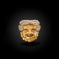 Une exposition de bijoux gratuite : rendez-vous sur les Grands Boulevards à L’École des Arts Joailliers Paris - 31. René Boivin, Clip de revers Masque, vers 1910 1915, La Galerie Parisienne