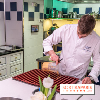 Cours de cuisine au Ritz : la bûche de Noël 2024 -  A7C6233