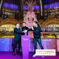 Les vitrines de Noël 2024 des Galeries Lafayette Haussmann avec Vianney et Kevin Germanier
