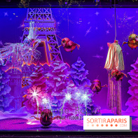 Les vitrines de Noël 2024 des Galeries Lafayette Haussmann avec Vianney et Kevin Germanier