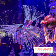 Les vitrines de Noël 2024 des Galeries Lafayette Haussmann avec Vianney et Kevin Germanier