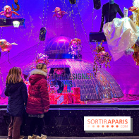Les vitrines de Noël 2024 des Galeries Lafayette Haussmann avec Vianney et Kevin Germanier