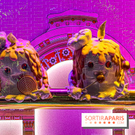 Les vitrines de Noël 2024 des Galeries Lafayette Haussmann avec Vianney et Kevin Germanier