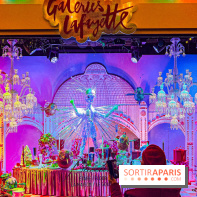 Les vitrines de Noël 2024 des Galeries Lafayette Haussmann avec Vianney et Kevin Germanier