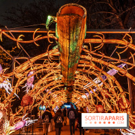 Jurassique en voir d'illumination, le parcours de lumières du jardin d'acclimatation 2024, les photos  -  A7C6987