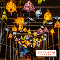 Jurassique en voir d'illumination, le parcours de lumières du jardin d'acclimatation 2024, les photos  -  A7C7007