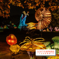 Jurassique en voir d'illumination, le parcours de lumières du jardin d'acclimatation 2024, les photos  -  A7C7029