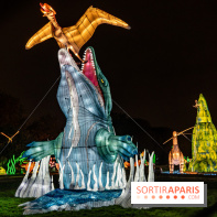 Jurassique en voir d'illumination, le parcours de lumières du jardin d'acclimatation 2024, les photos  -  A7C7038