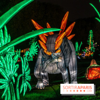 Jurassique en voir d'illumination, le parcours de lumières du jardin d'acclimatation 2024, les photos  -  A7C7065