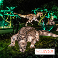Jurassique en voir d'illumination, le parcours de lumières du jardin d'acclimatation 2024, les photos  -  A7C7087