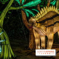 Jurassique en voir d'illumination, le parcours de lumières du jardin d'acclimatation 2024, les photos  -  A7C7095