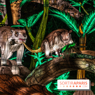 Jurassique en voir d'illumination, le parcours de lumières du jardin d'acclimatation 2024, les photos  -  A7C7098