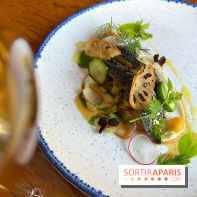 Fugue Restaurant - Sardines grillées au pavot bleu