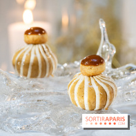 La bûche de Noël Hespéridée du Peninsula Paris 2024 et galette des rois 2025 -  A7C2247