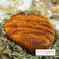 La bûche de Noël Hespéridée du Peninsula Paris 2024 et galette des rois 2025 -  A7C2249