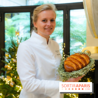 La bûche de Noël Hespéridée du Peninsula Paris 2024 et galette des rois 2025 -  A7C2270