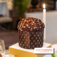 La bûche de Noël Triton du Shangri La Paris 2024 par Maxence Barbot et sa galette des rois 2025 - photos