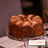 La bûche de Noël Triton du Shangri La Paris 2024 par Maxence Barbot et sa galette des rois 2025 - photos