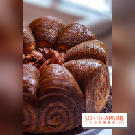 La bûche de Noël Triton du Shangri La Paris 2024 par Maxence Barbot et sa galette des rois 2025 - photos