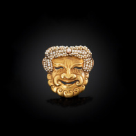 Paris, Capitale de la perle - annonce - 31. René Boivin, Clip de revers Masque, vers 1910 1915, La Galerie Parisienne   Grande