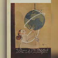 Paris, Capitale de la perle - annonce - 101. Jean Gabriel Domergue, publicité pour la maison VCA, La Renaissance de l’art français et des industries de luxe, janvier 1923   Grande