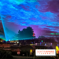 L'Odyssée Lumineuse 2024, le parcours de lumières au Parc Floral - les photos - faisceaux de lumières