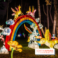 L'Odyssée Lumineuse 2024, le parcours de lumières au Parc Floral - les photos -  licornes