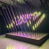 Pulse : nos photos de l'exposition immersive son et lumière à la Gaité Lyrique