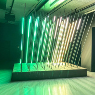 Pulse : nos photos de l'exposition immersive son et lumière à la Gaité Lyrique